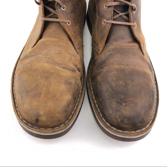 Clarks Bushacre Brown Leather Chukka Boots 13M main image 10